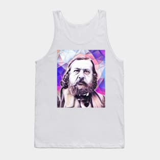 Theophile Gautier Pink Portrait | Theophile Gautier Artwork 8 Tank Top